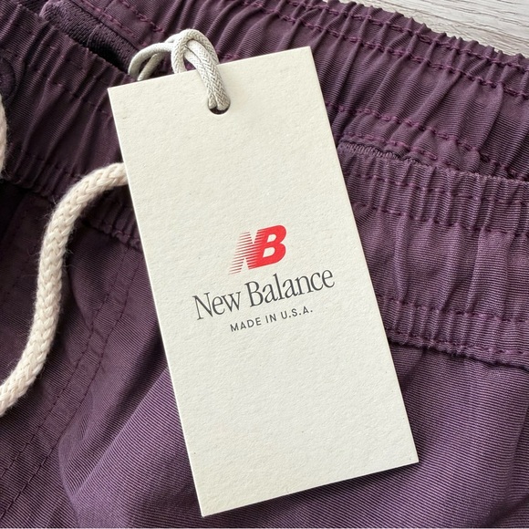 NWT $249 New Balance MADE in USA Tech Pant Plum Brown Mens Size Large NEW - Picture 2 of 11